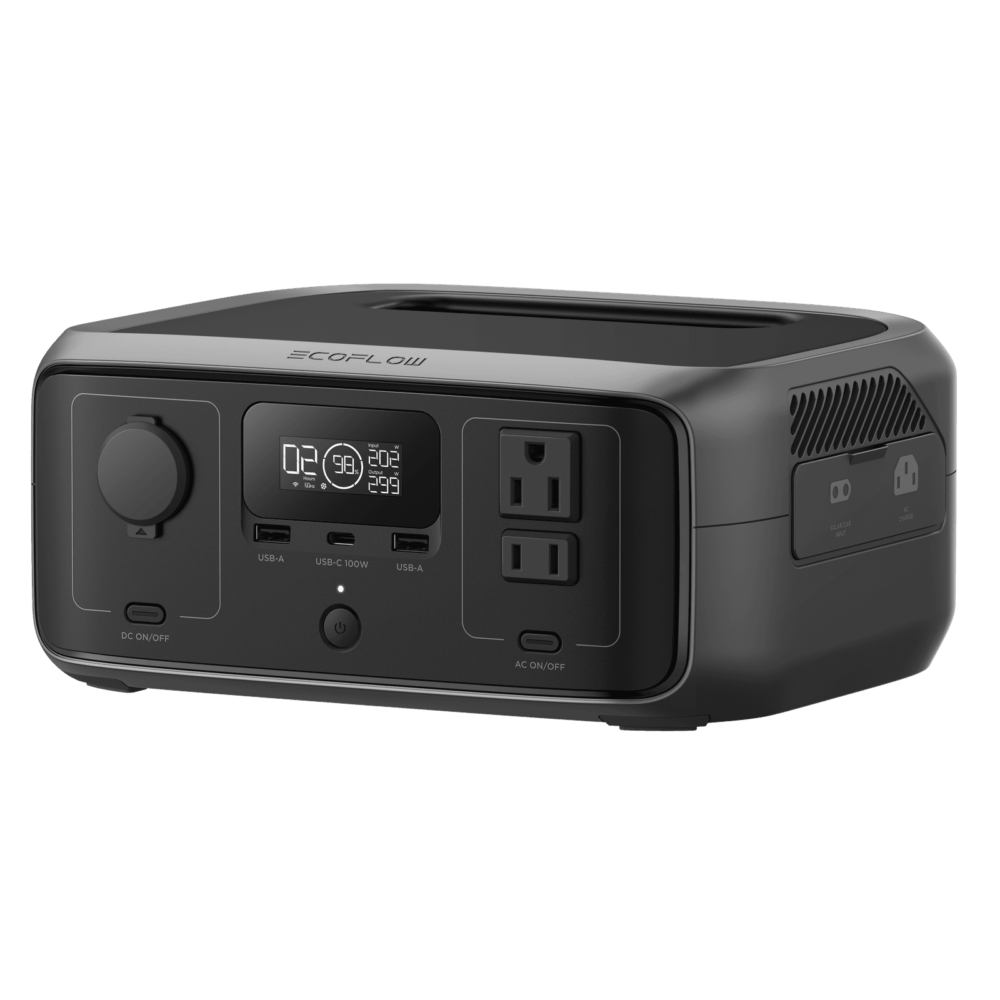 Alternative view of Generador Solar 300W EcoFlow RIVER 3